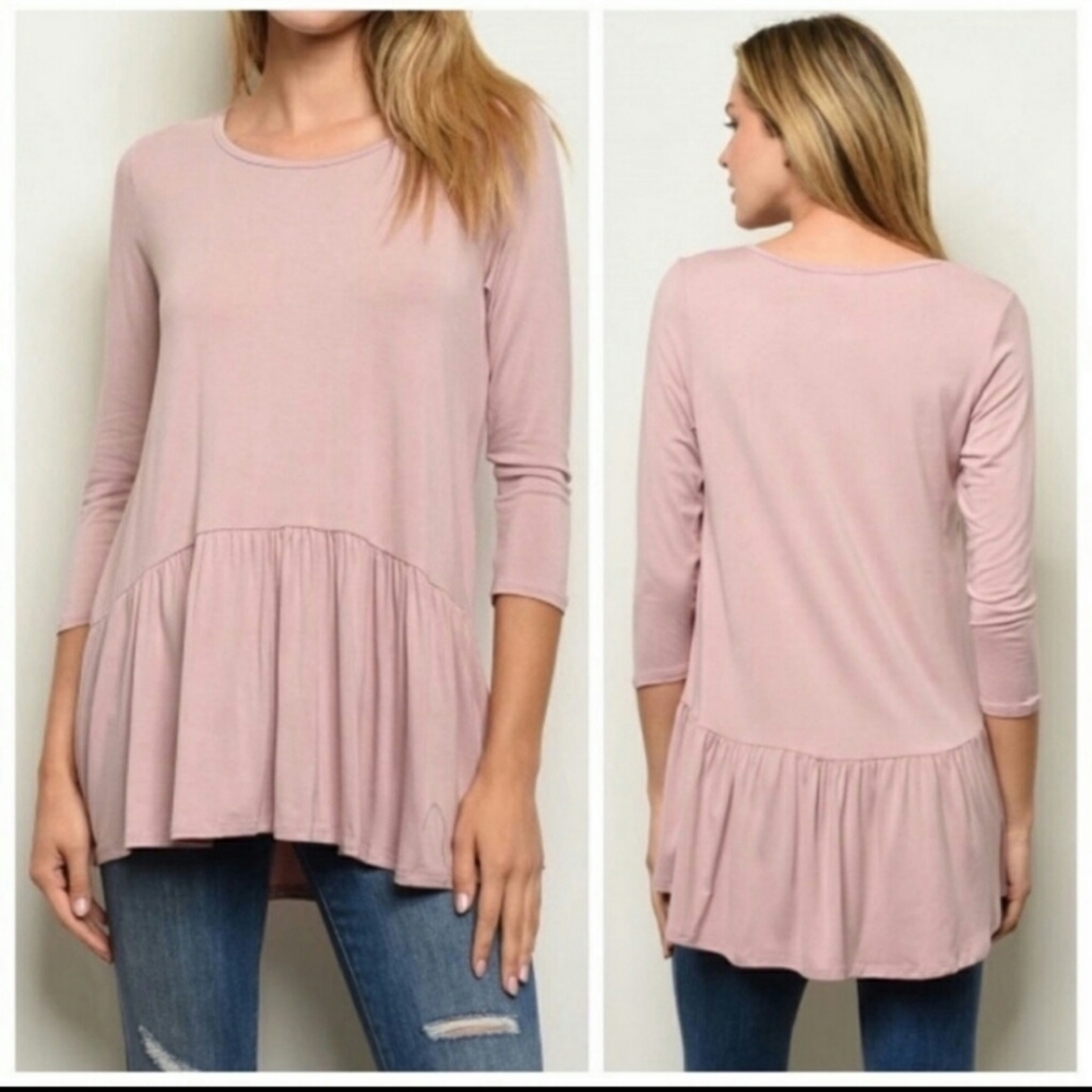 Kala Vella Flowy Mauve Top